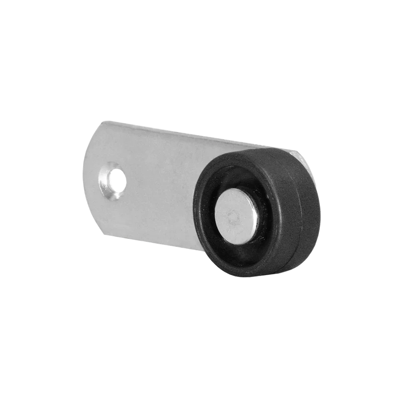 Hebel 78x28 mm verzinkt mit Rolle Ø 50 mm, harte Lauffläche
