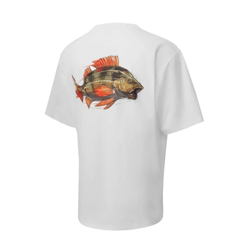 Short Sleeve Casual Shirt Perch (White)