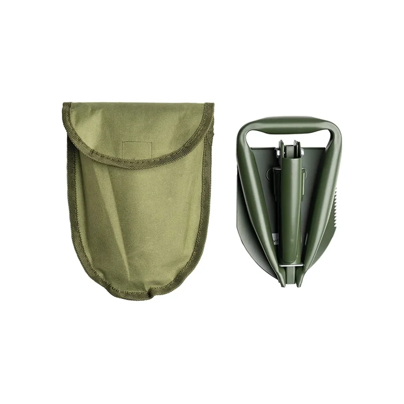 Mini Dreifachspaten mit Tasche Oliv