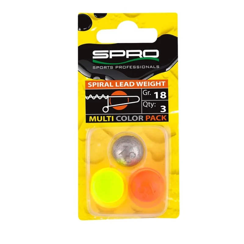 Spiral Lead Weight / Multi Color Pack