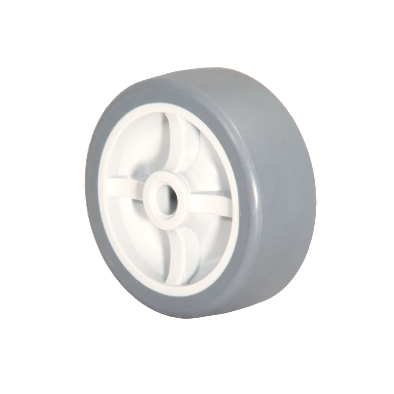 Kunststoffrad Ø 50 mm mit weicher Lauffläche