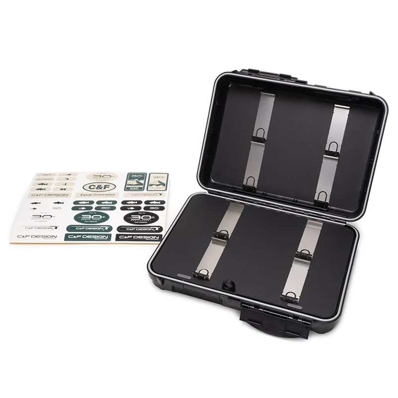 C&F Design Grand Slam Guide Box inkl. 16 System-Schaumstoffeinlagen (8 mittel/8 klein)