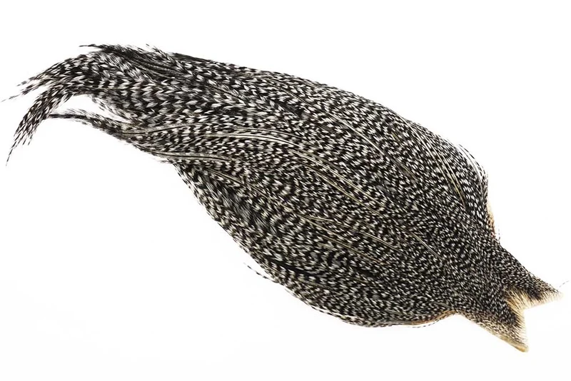(Profi-Qualität) Whiting Red Label Trockenfliege - Grizzly-Variante