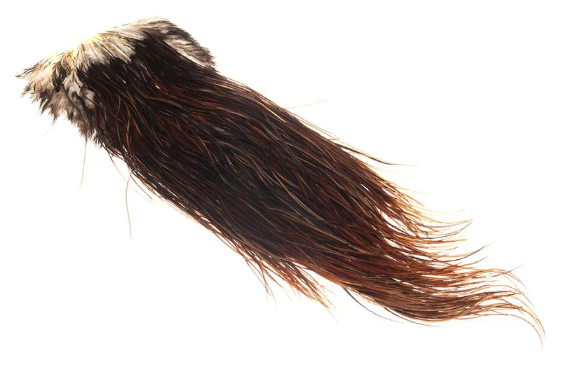 (Bronze-Qualität) Whiting Red Label Sattel – Weiß gefärbt Braun