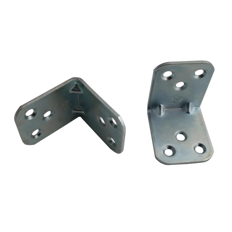 Winkel 45x45x40x2 mm aus Stahlblech, verzinkt