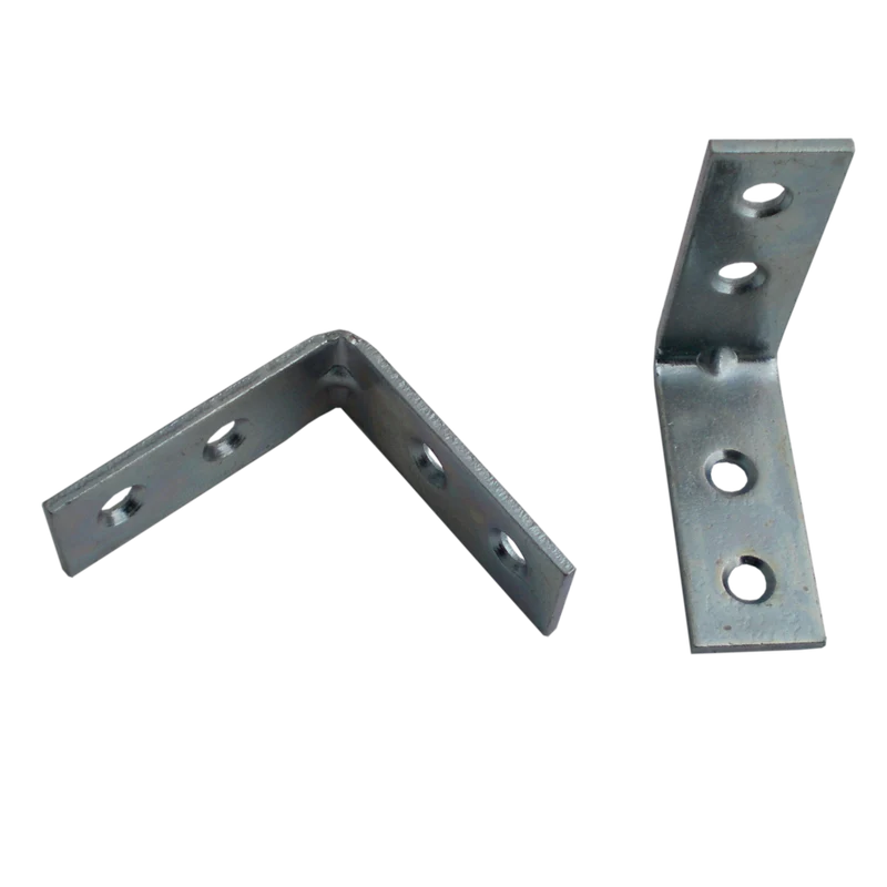 Winkel 40x40x15x2 mm aus Stahlblech, verzinkt