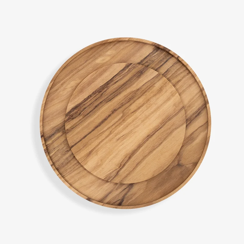 Wiedemann Mühlendeckel für Eureka Libra rund in Holz