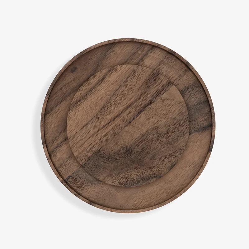 Wiedemann Mühlendeckel für Eureka Libra rund in Holz