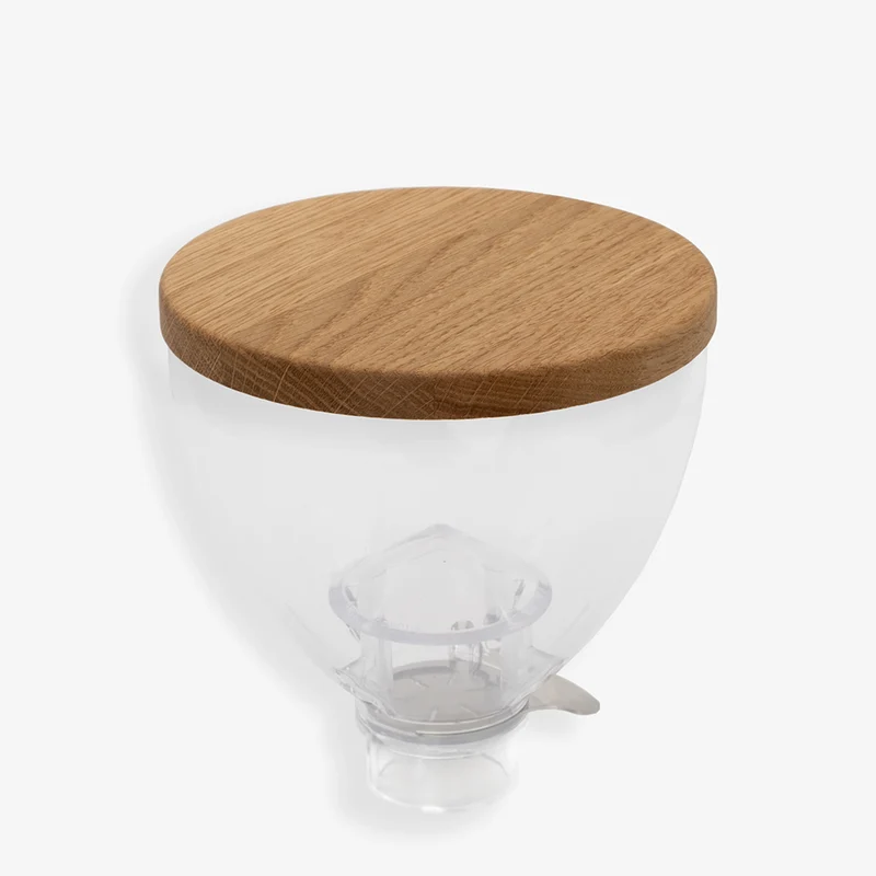 Wiedemann Mühlendeckel für Eureka Libra rund in Holz