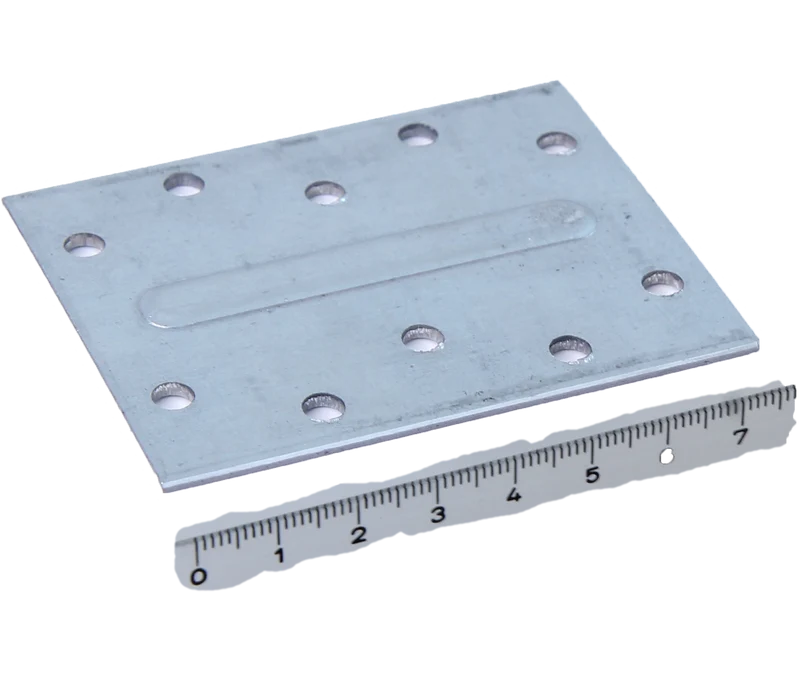 Platte 76x60x2,0mm verzinkt