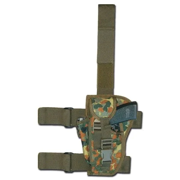 Tiefziehholster P8 flecktarn links