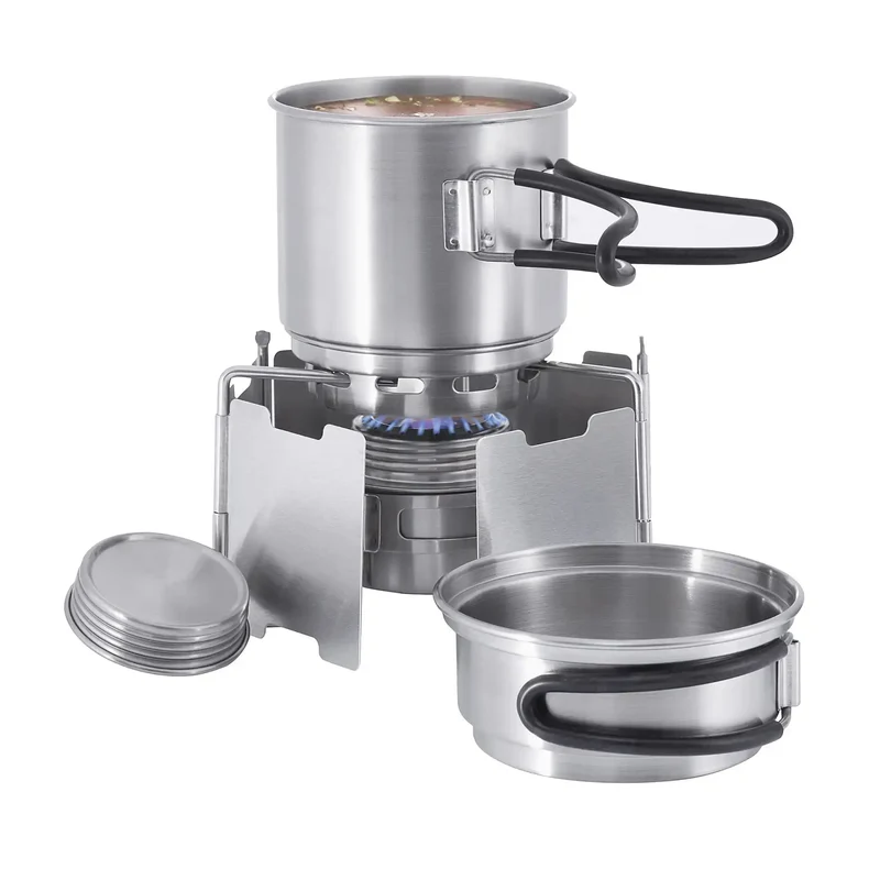 Kompakt-Kochset Alcohol Burner Set