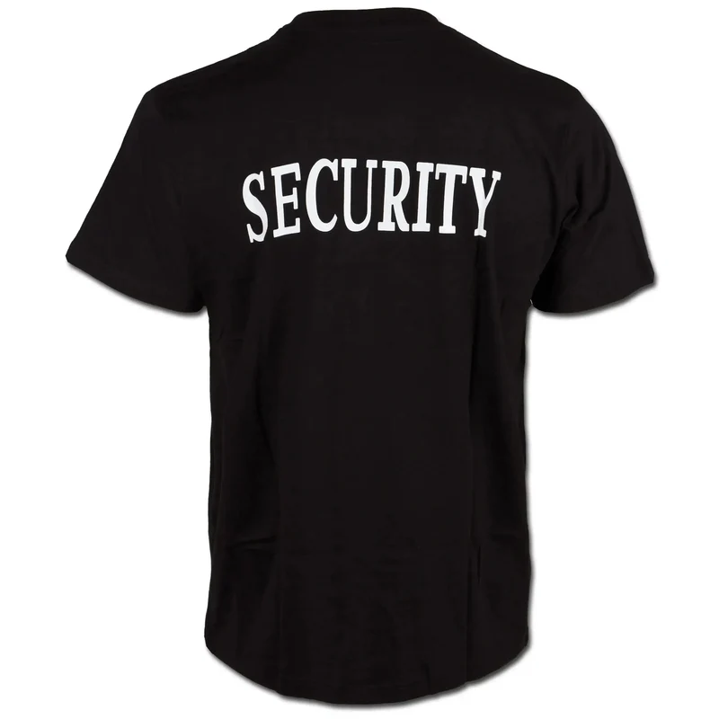 T-Shirt mit Security-Druck