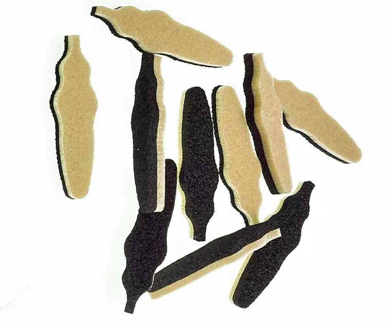 Käferkörper aus Schaumstoff #S - Schwarz/Braun