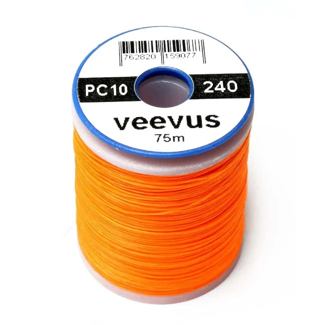 Veevus Power Thread – Fluoreszierendes Feuerorange