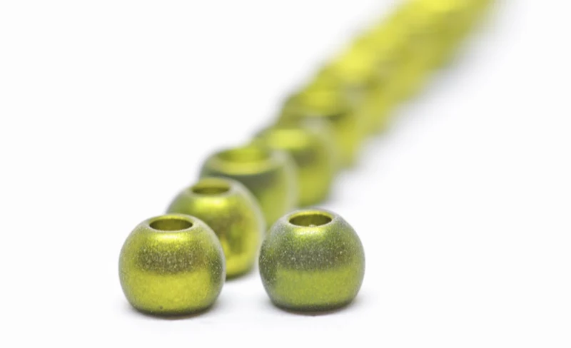 Futurefly Messingperlen – Metallic-Olive