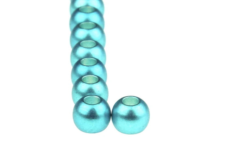 Futurefly Messingperlen – Metallic-Blau