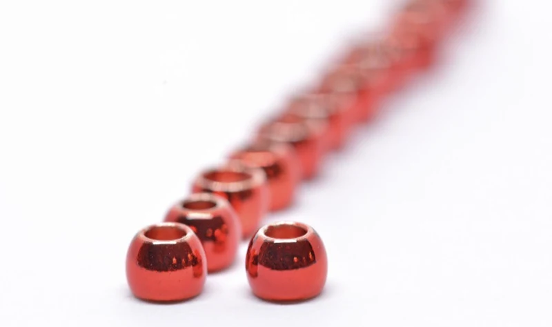 Futurefly Messingperlen – Metallic-Rot