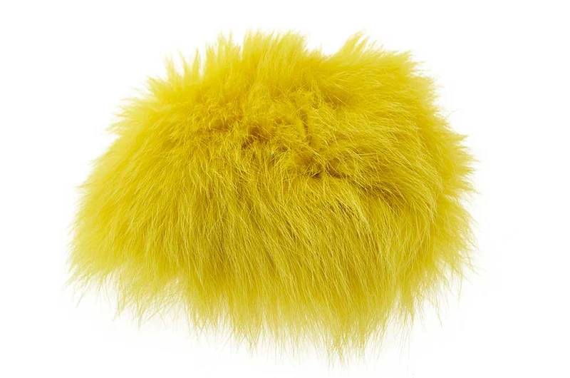 Körperhaar des Polarfuchses – Gelb