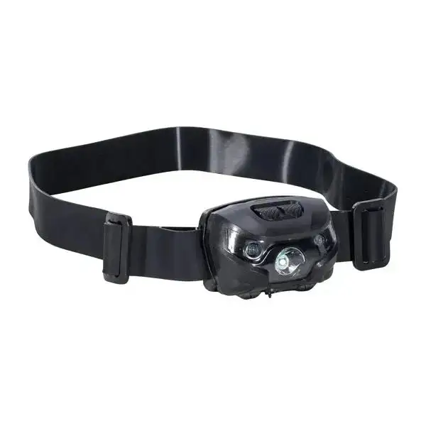 Stirnlampe wiederaufladbar schwenkbar schwarz