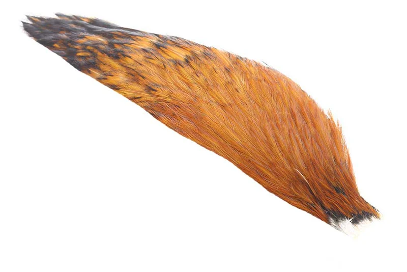 1/2 Whiting Amerikanischer Hahn Cape - Braun