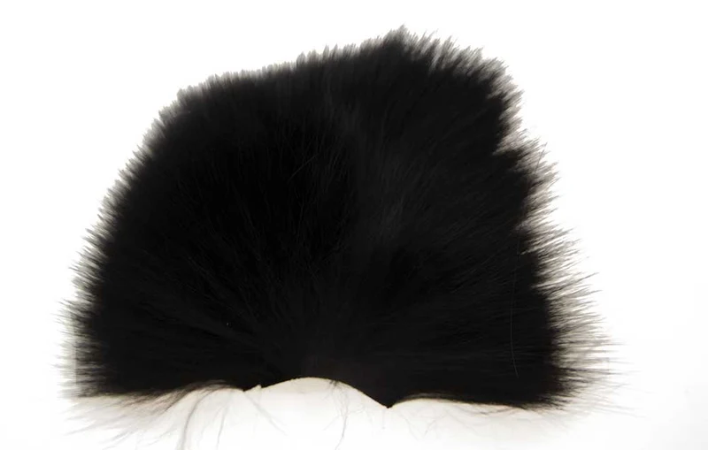 Körperhaar des Polarfuchses – Schwarz