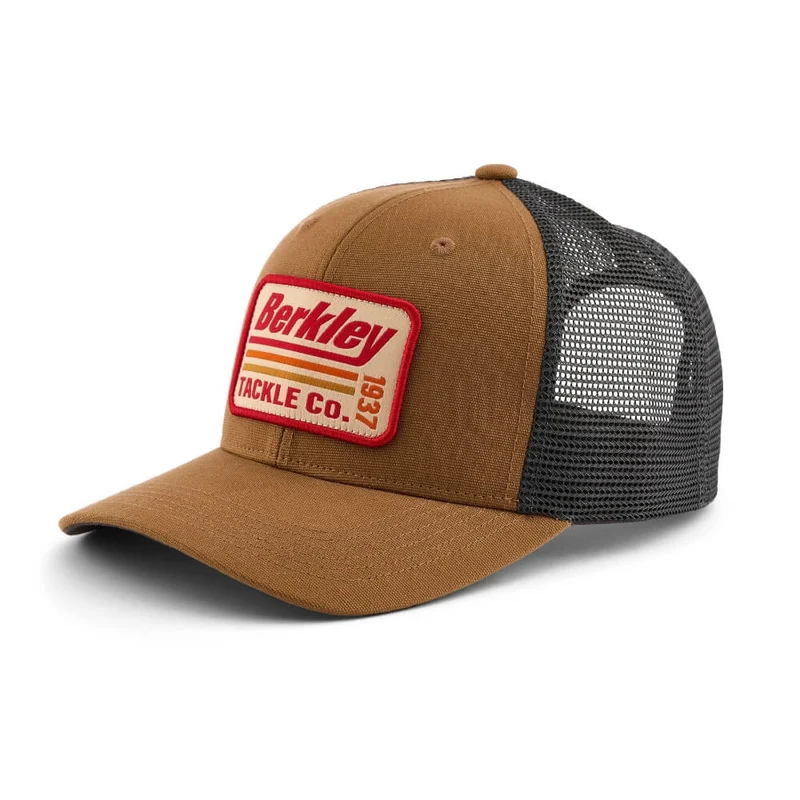 Striper Trucker Cap (Brown Charcoal)