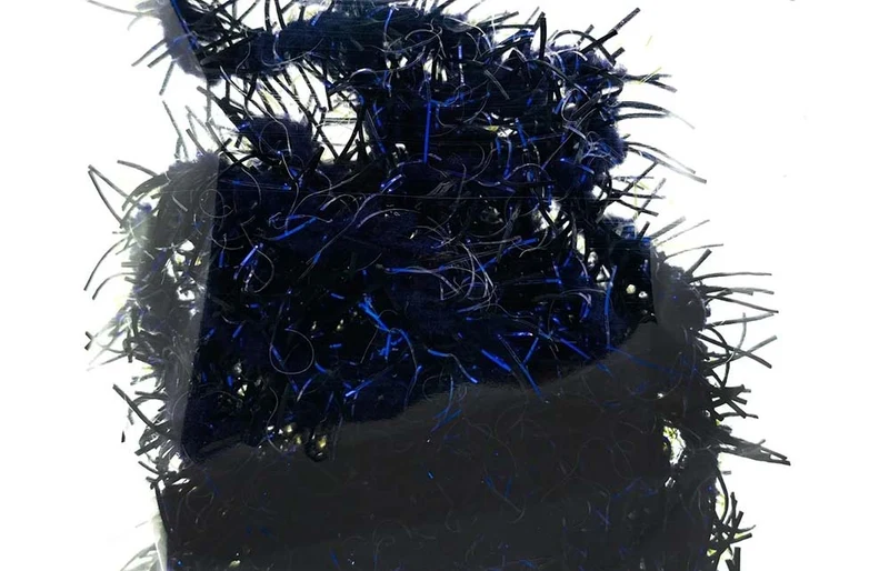 Raupe Chenille – UV Black