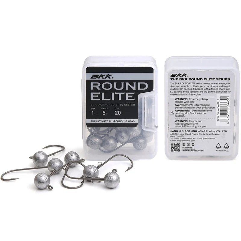 Round Elite Classic Bait Keeper / Jighaken (20 Stück)