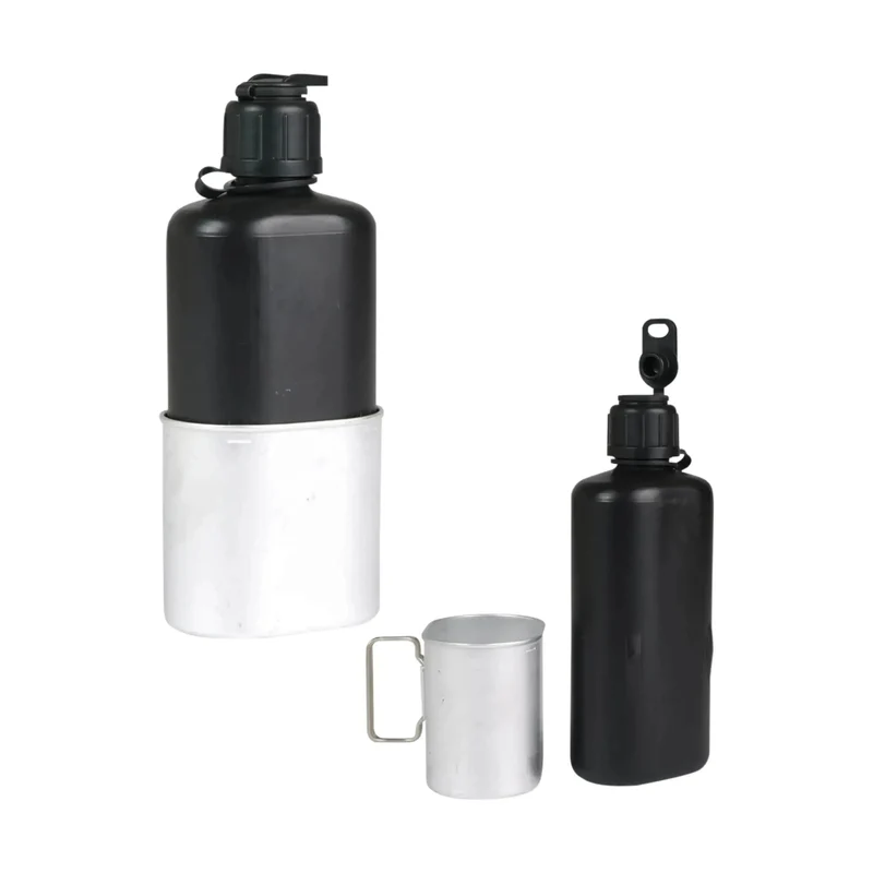 Schweizer Feldflasche M84 mit Becher 800 ml gebraucht