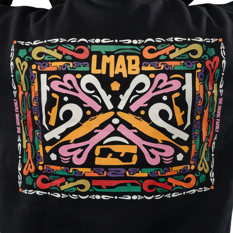 Drunk Family (Hoodie) Schwarz