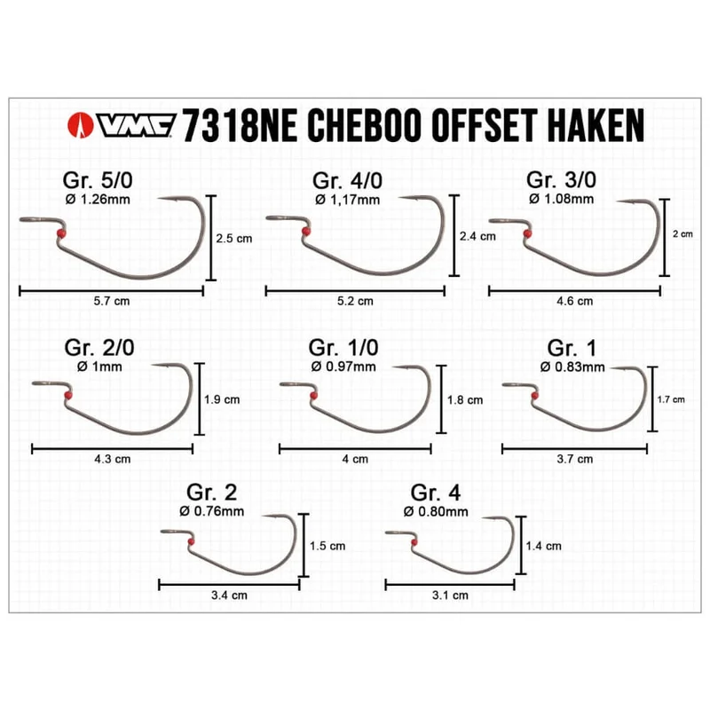 Cheboo Offset Hook (7318NE)