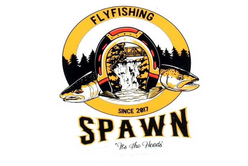 Spawn Aufkleber - Flyfishin 6 x 7 cm