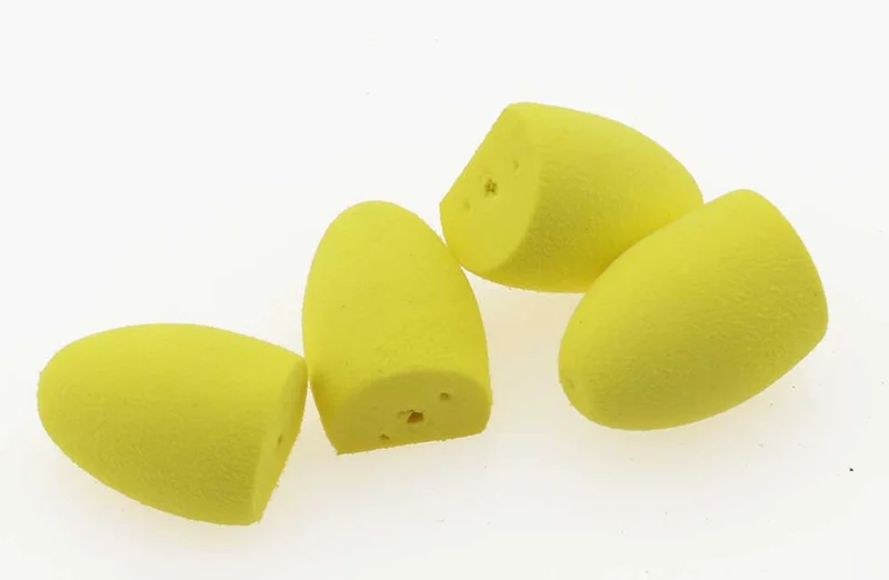 L-förmiger, konischer Druckknopf (4 Stück) – Gelb