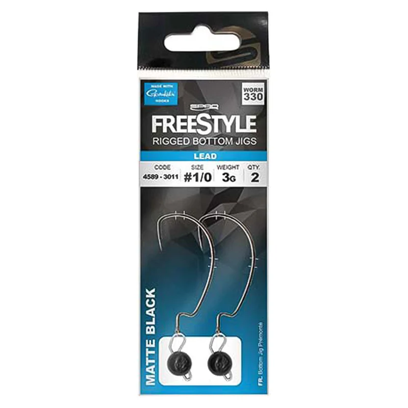 FreeStyle Rigged Bottom Jig (Black)