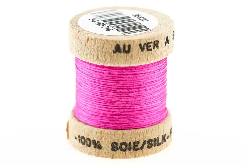 100 % reine französische Seide – Rosa