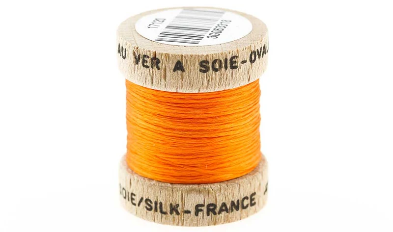 100 % reine französische Seide – Orange
