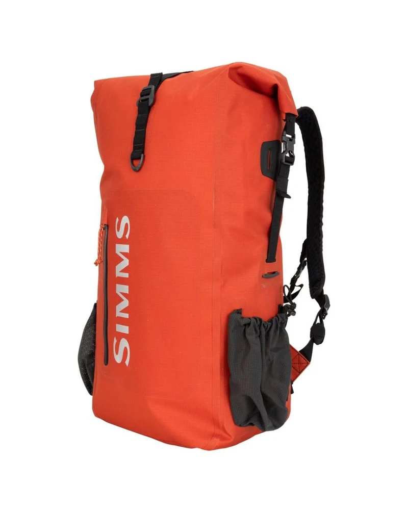 Simms Dry Creek Rolltop-Rucksack – 30 l, Farbe: Simms Orange