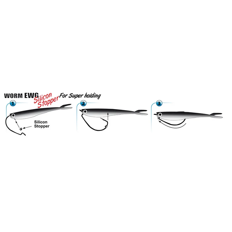 Worm EWG mit Silicon Stopper