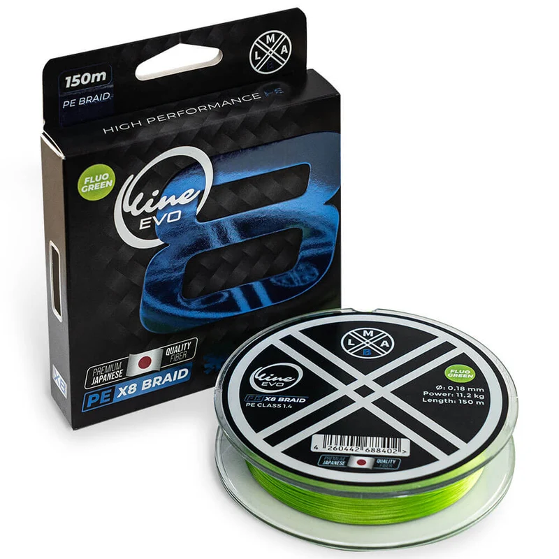 O-Line EVO PE X8 (Fluo Green) / 150 m