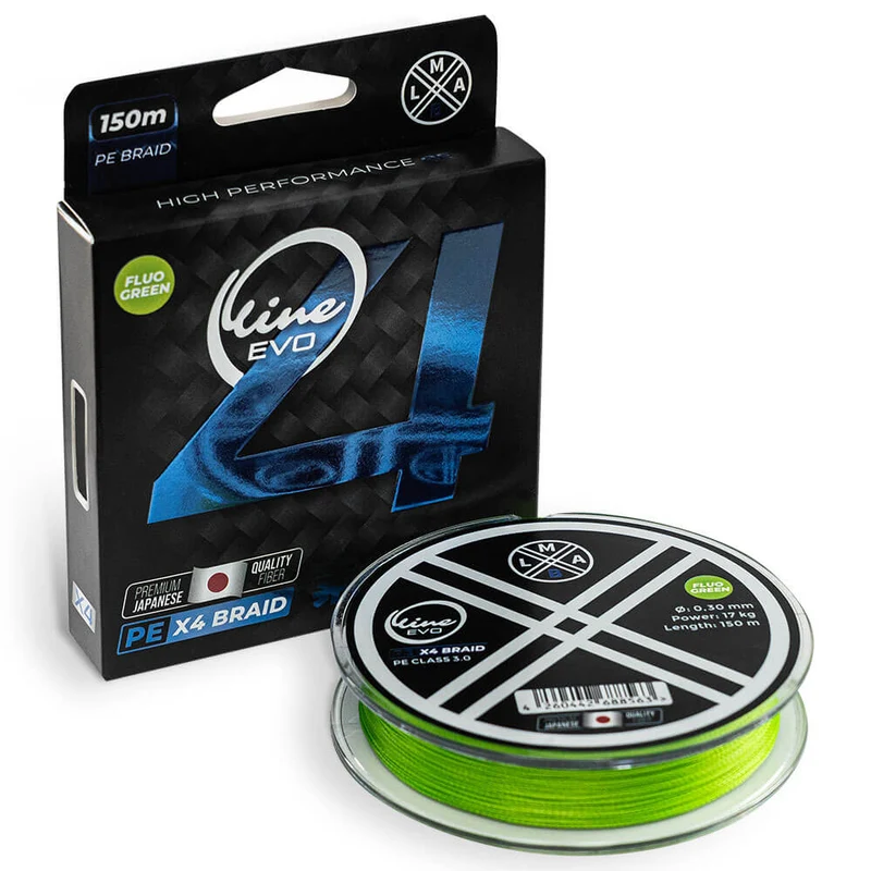 O-Line EVO PE X4 (Fluo Green) / 150 m