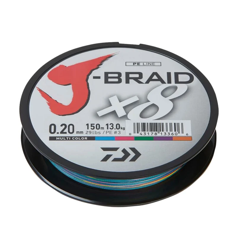J-Braid X8 (Multi-Color) / 150 m
