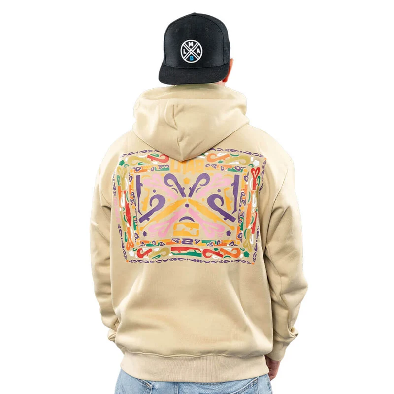 Drunk Family (Hoodie) Beige