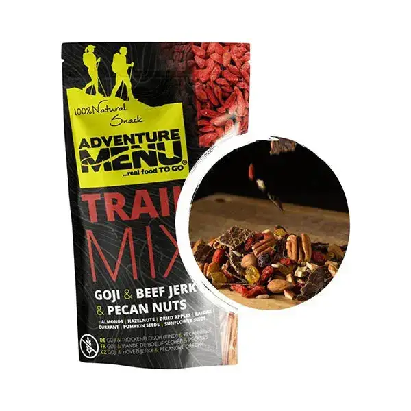 Trailmix Goji Beef Jerky Pecannüsse 50 g