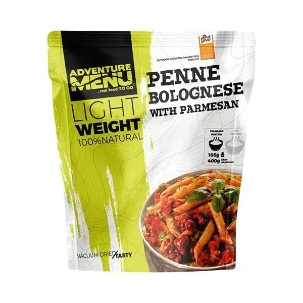 Lightweight Penne mit Bolognesesauce und Parmesan