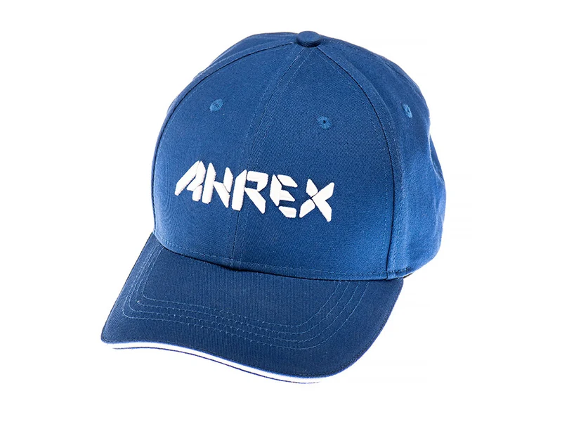 AHREX Fettschrift-Kapitälchen – Weiß auf Blau