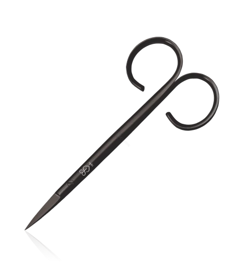 Renommierte US4-Schere – Schwarz, 11 cm, gerade