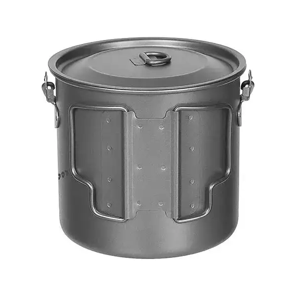 Topf Titan klein 1.1 L mit Deckel und Klappgriffen