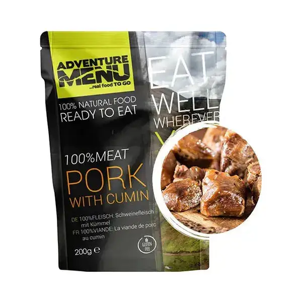Schweinefleisch mit Kümmel