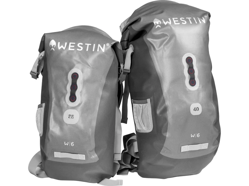W6 Roll-Top Backpack Silver/ Grey / 40 L